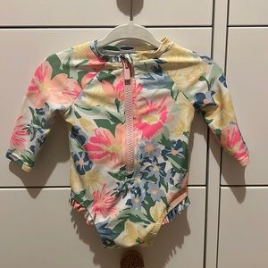 Old Navy 0-3 month Rashgaurd Bathing Suit